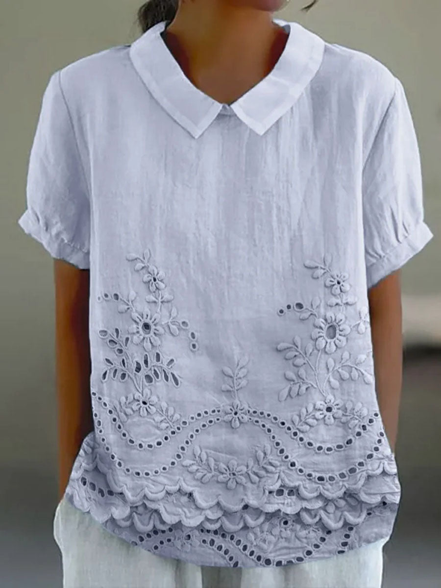 Marlowe | Women’s Floral Embroidered Shirt