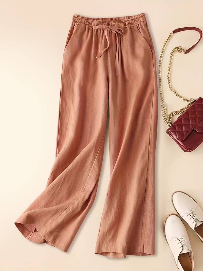 Cherry | Women Relaxed Drawstring Pants
