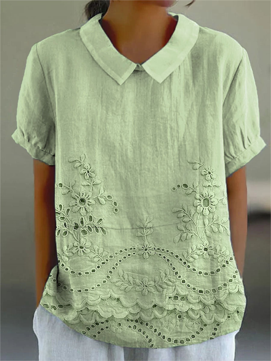 Marlowe | Women’s Floral Embroidered Shirt