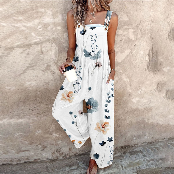 Daisy | Women's Floral Sleeveless Jumpsuit