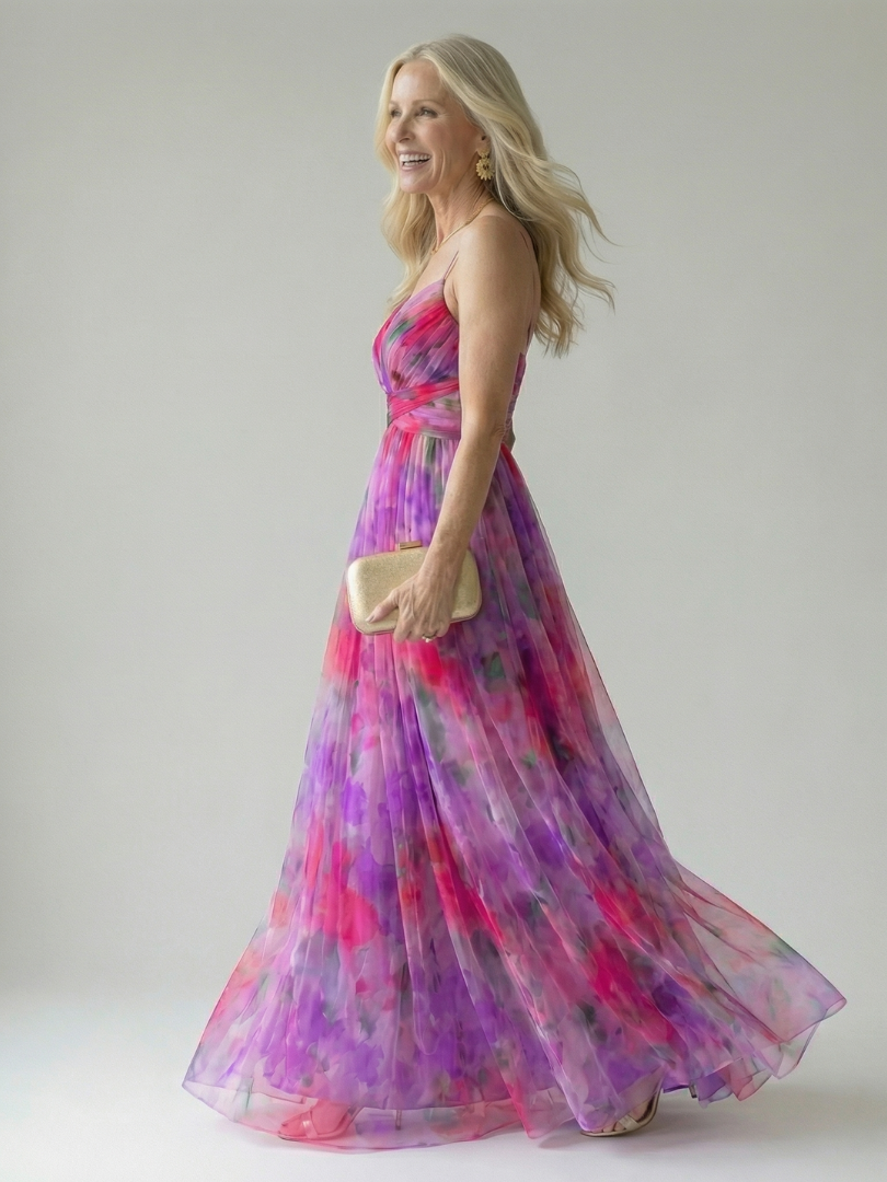 Celina | Women’s Elegant Soft Wrap Maxi Dress