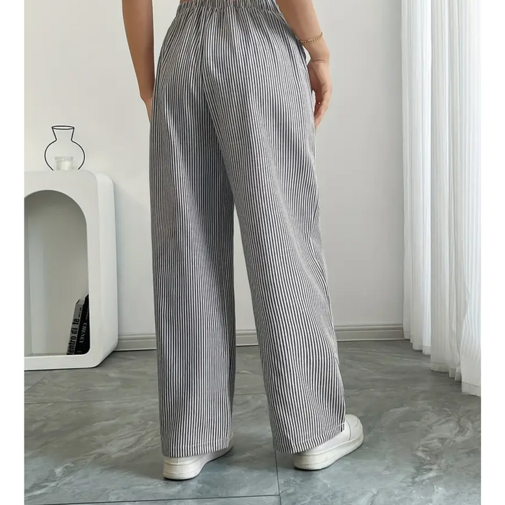 Amber | Women Striped Pocket Pants