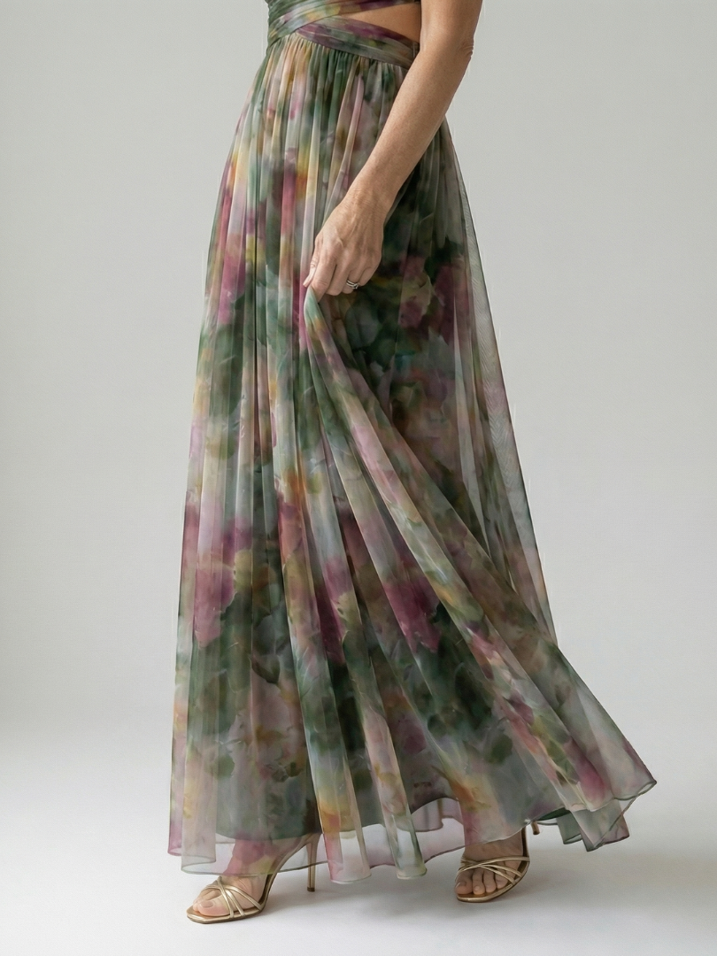 Celina | Women’s Elegant Soft Wrap Maxi Dress