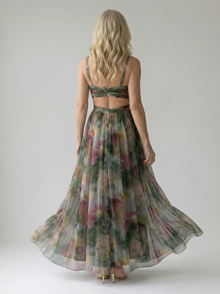 Celina | Women’s Elegant Soft Wrap Maxi Dress