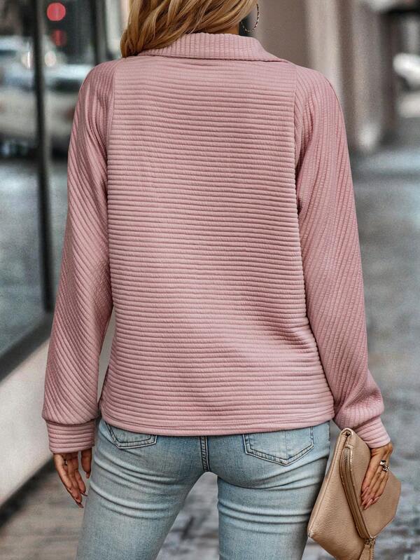 Marlowe | Women's Half Zip Ribbed Sweater