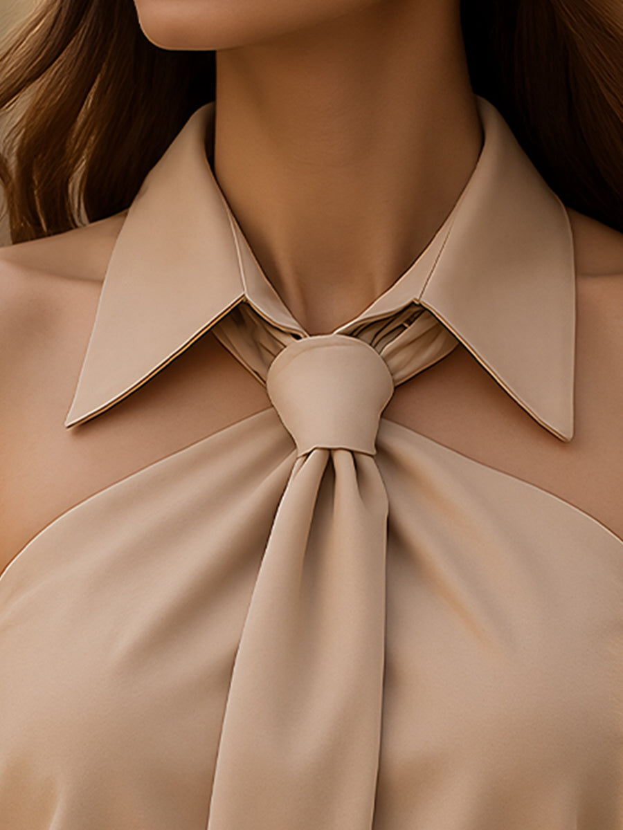 Selene | Women Sleeveless Halter Blouse