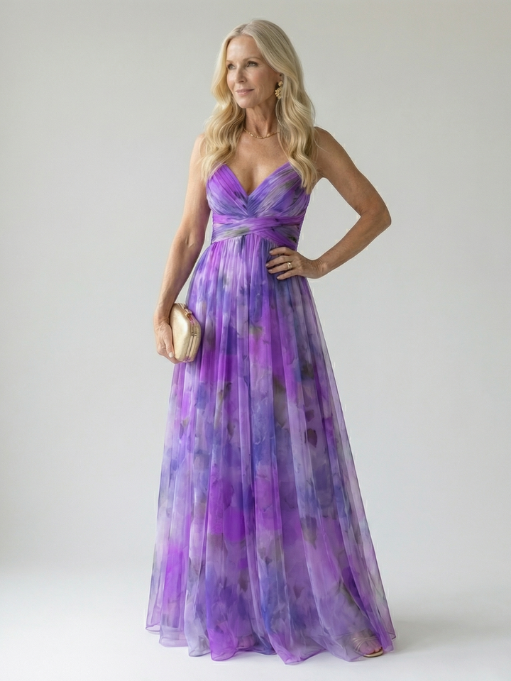 Celina | Women’s Elegant Soft Wrap Maxi Dress