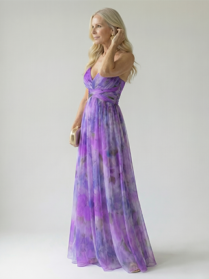 Celina | Women’s Elegant Soft Wrap Maxi Dress