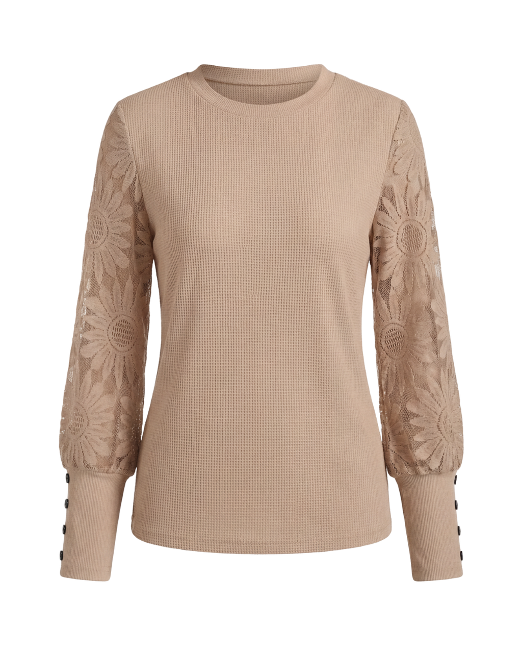 Mette | Women's Decorative Sleeve Button-Detail Blouse