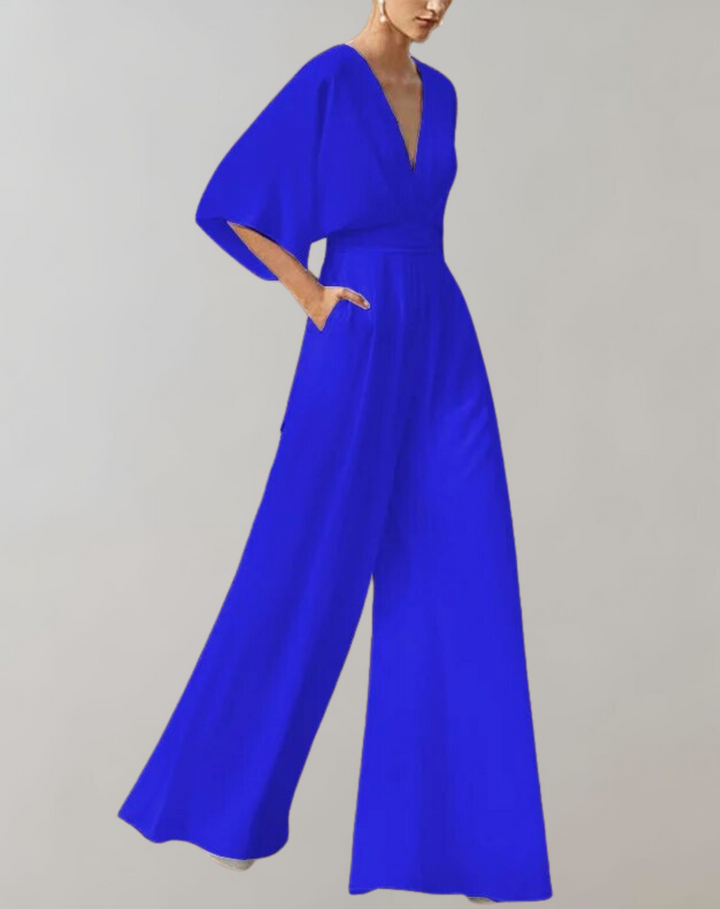 Rosie | Women Batwing Sleeve Formal Jumpsuit