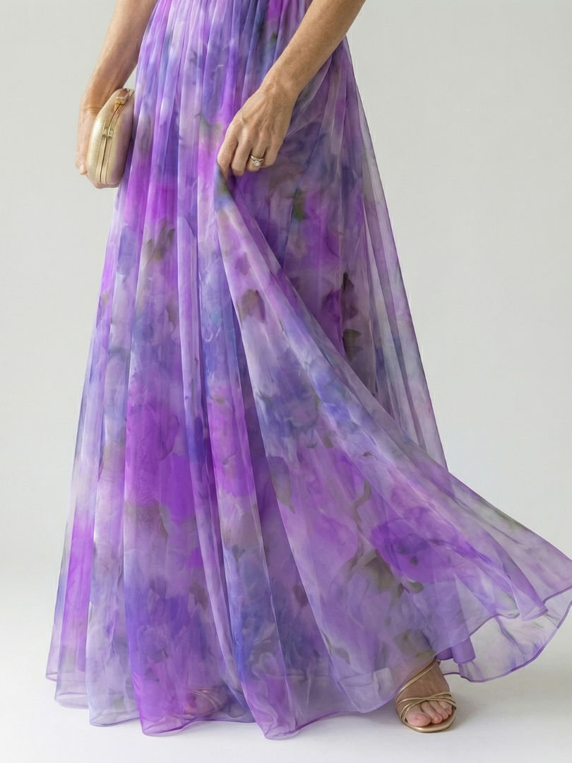 Celina | Women’s Elegant Soft Wrap Maxi Dress