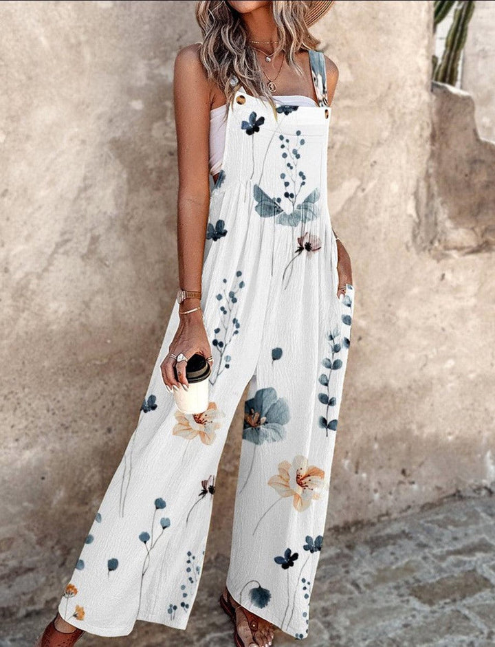 Daisy | Women's Floral Sleeveless Jumpsuit