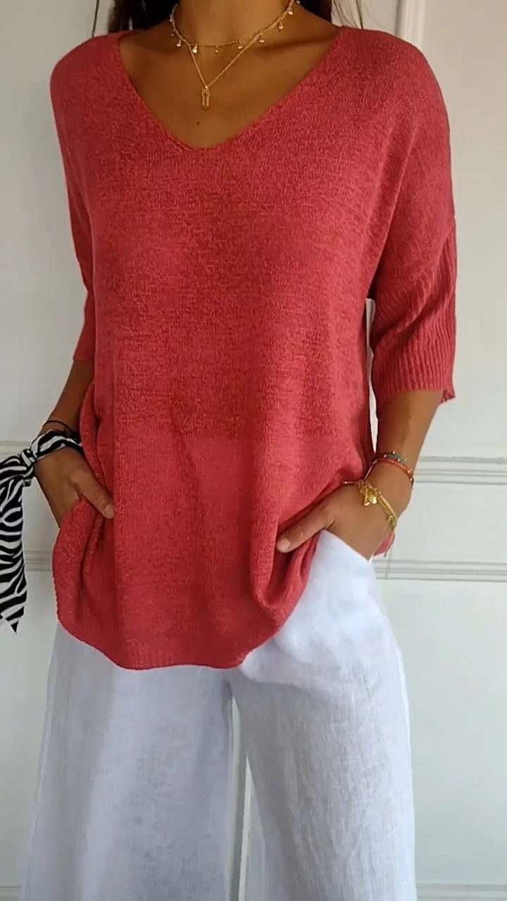 Jill | Women’s Timeless V-Neck Top
