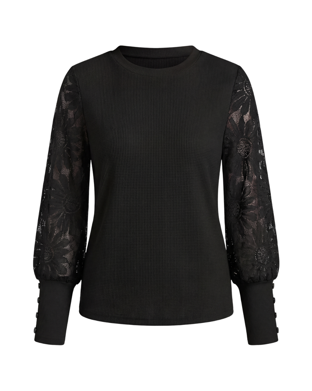 Mette | Women's Decorative Sleeve Button-Detail Blouse