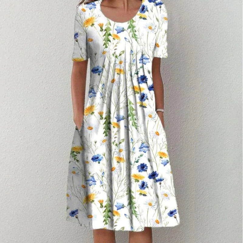 Isabella | Women Floral Casual Midi Dress