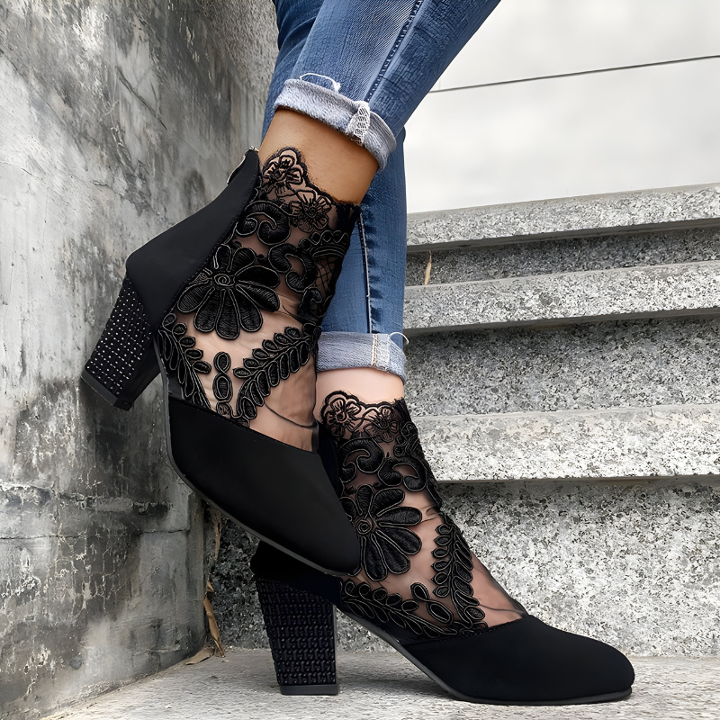 Marceline | Women's Block Heel Ankle Boots