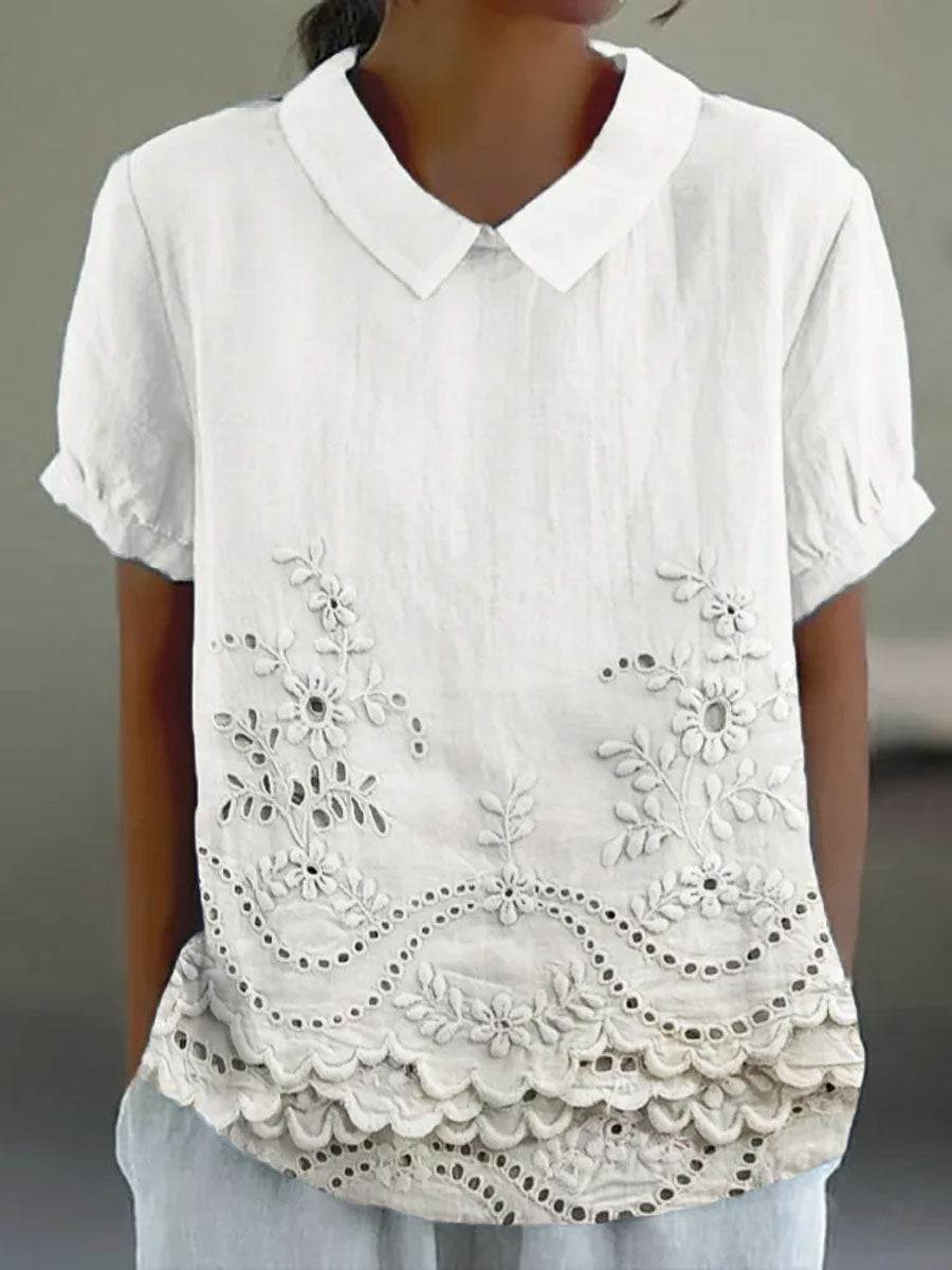 Marlowe | Women’s Floral Embroidered Shirt