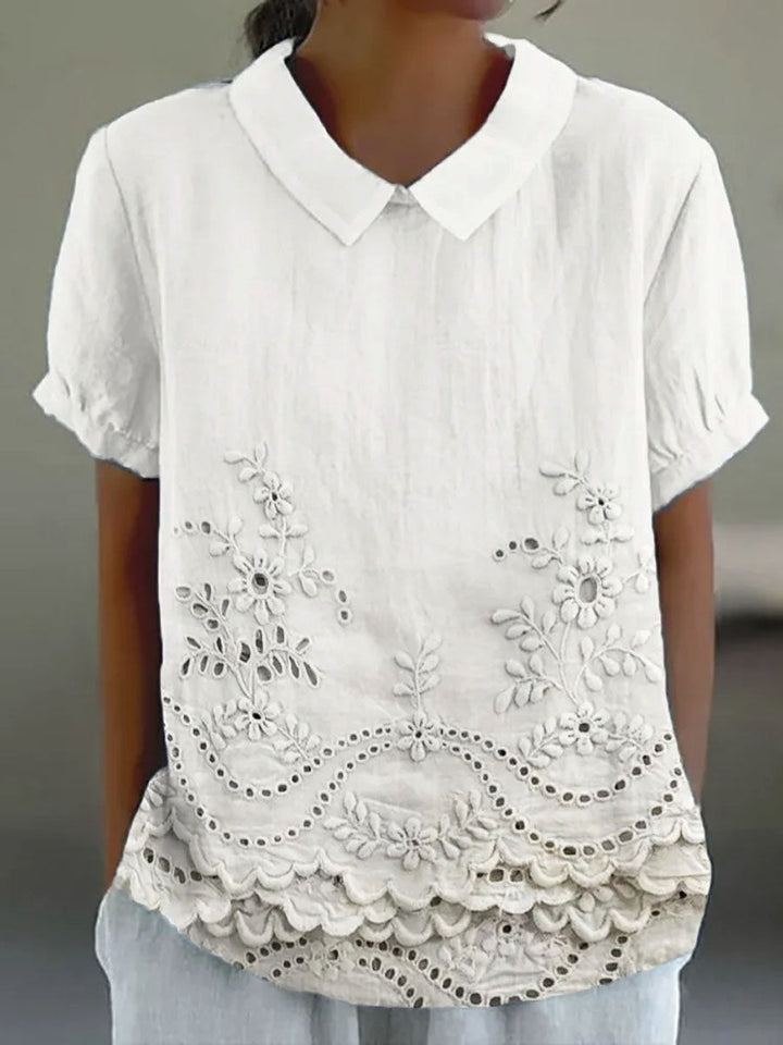 Marlowe | Women’s Floral Embroidered Shirt