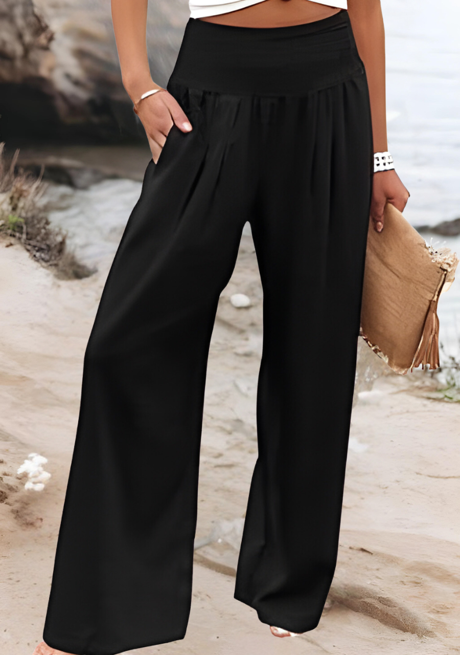 Susan | Women Flowing Wide-Leg Pants