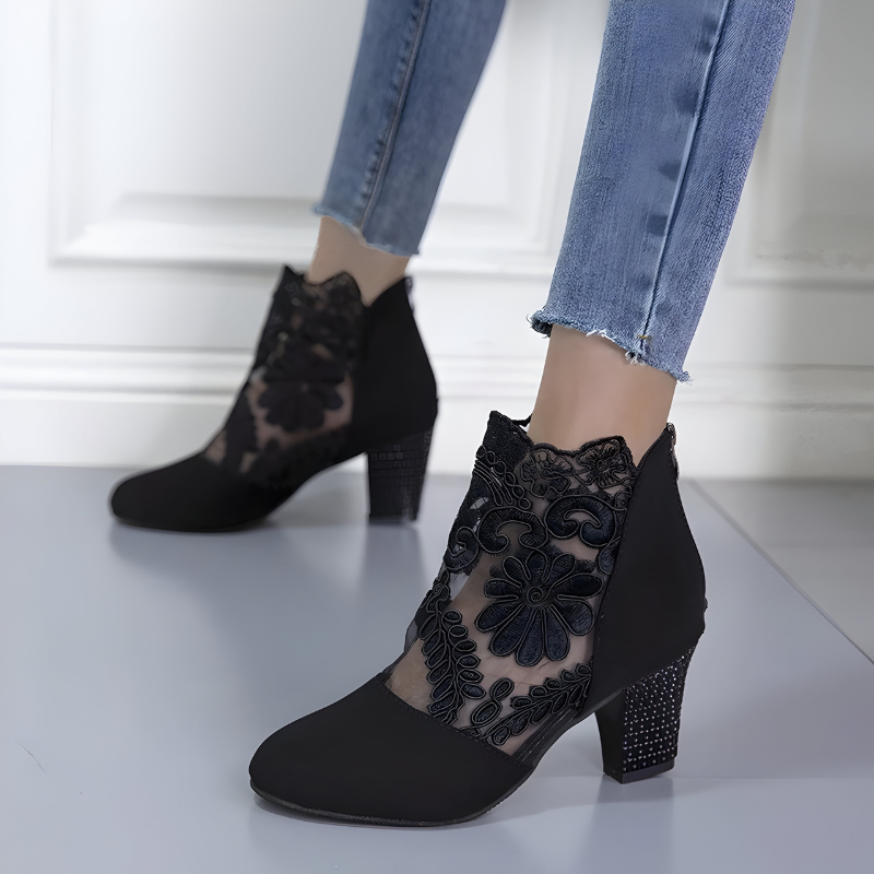 Marceline | Women's Block Heel Ankle Boots