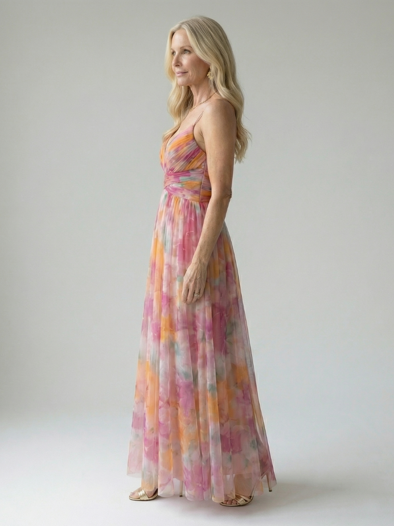 Celina | Women’s Elegant Soft Wrap Maxi Dress