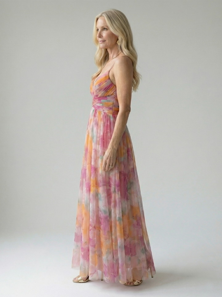 Celina | Women’s Elegant Soft Wrap Maxi Dress