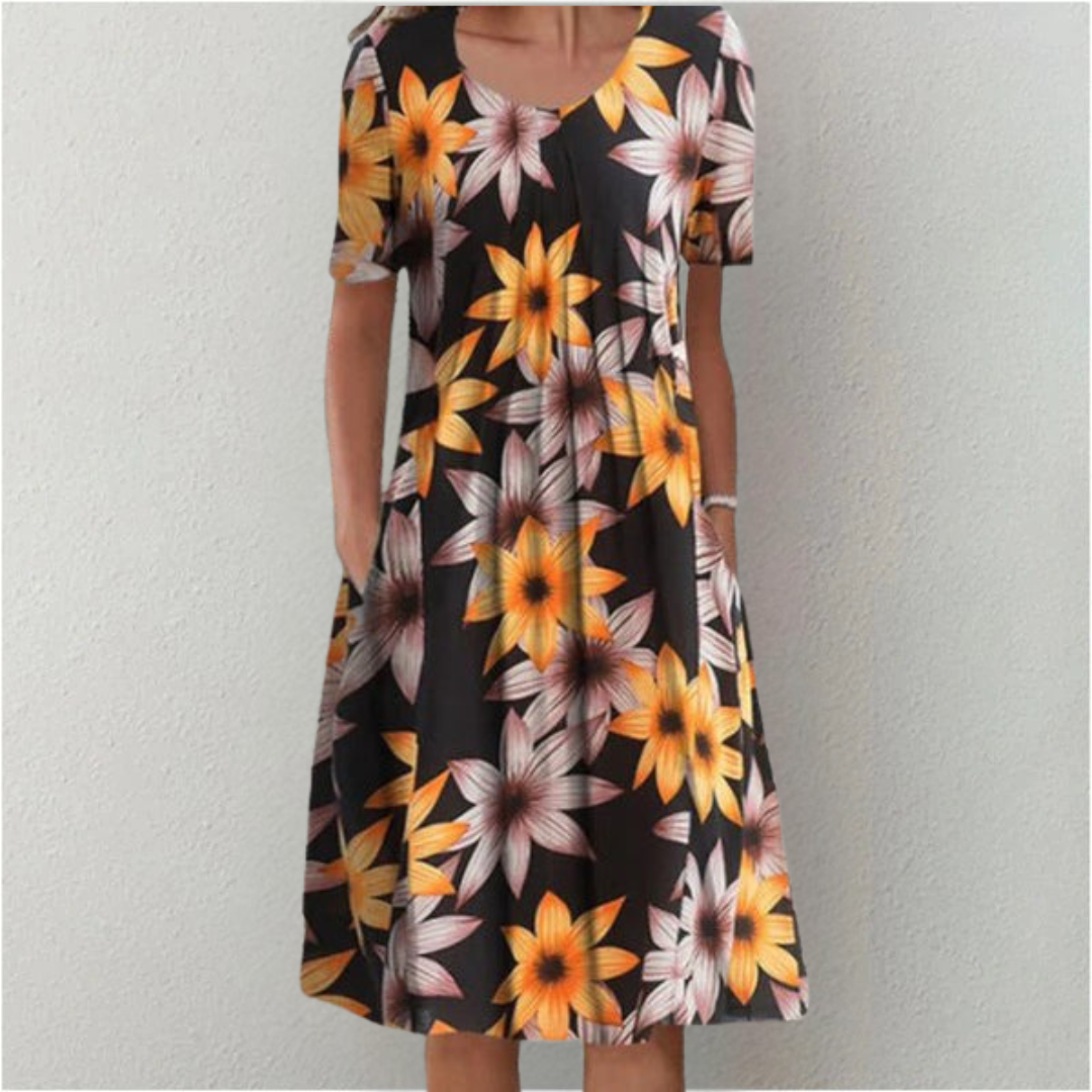 Isabella | Women Floral Casual Midi Dress