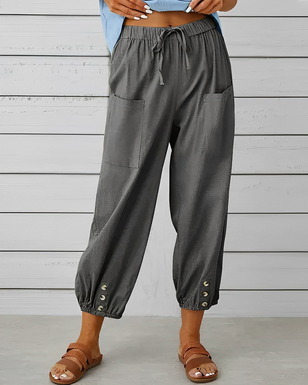 Maya | Women’s High Waisted Wide Leg Pants
