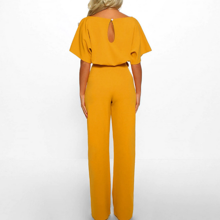 Celeste | Women Belted Wide Leg Jumpsuit