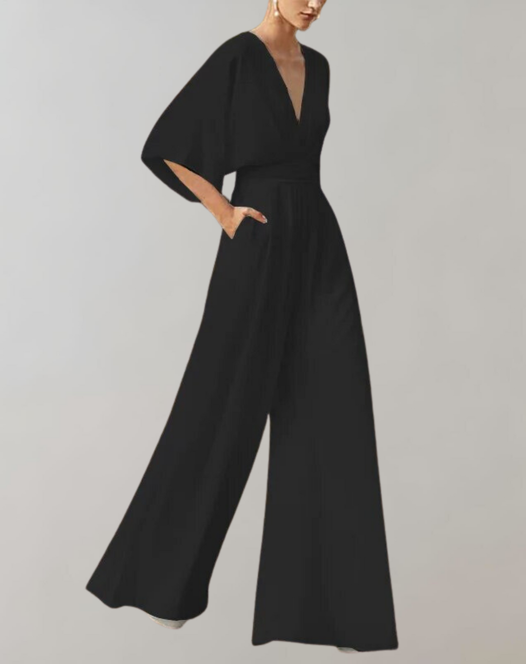 Rosie | Women Batwing Sleeve Formal Jumpsuit