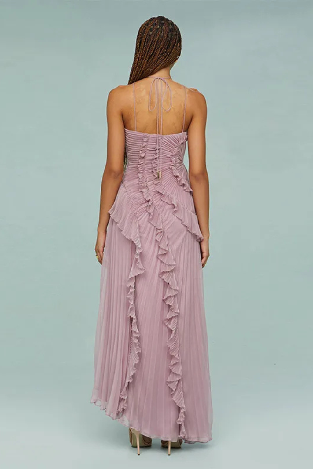 Imogen | Women’s Halter Backless Maxi Dress