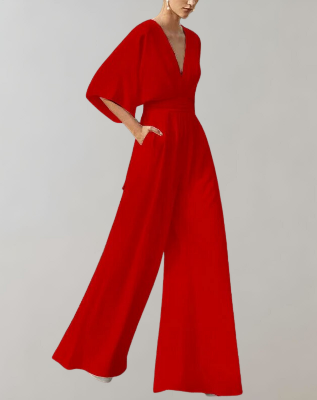 Rosie | Women Batwing Sleeve Formal Jumpsuit