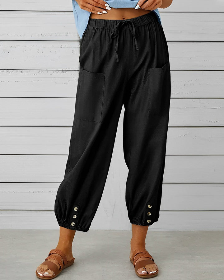 Maya | Women’s High Waisted Wide Leg Pants