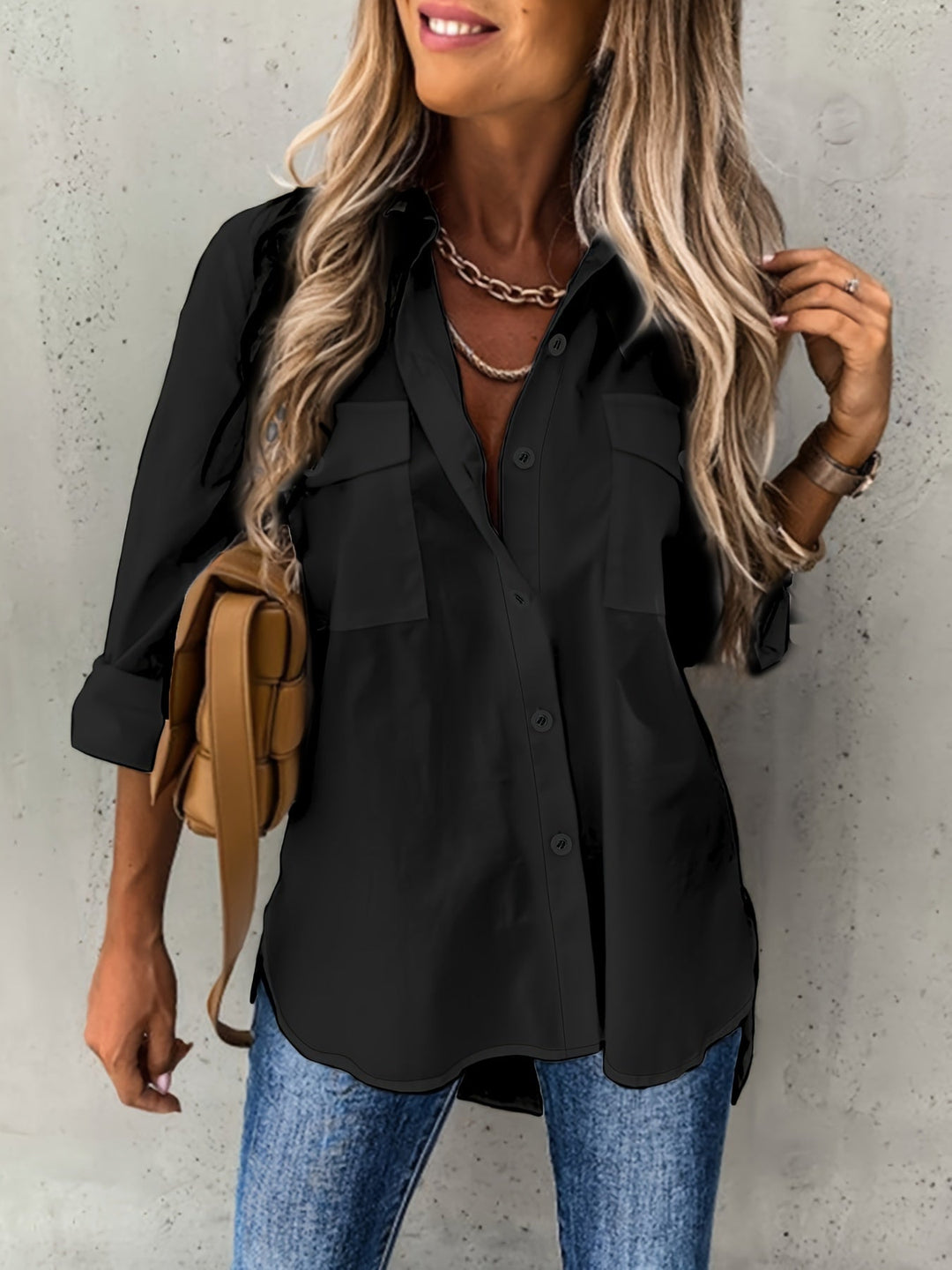 Elina | Women's Lapel Collar Shirt