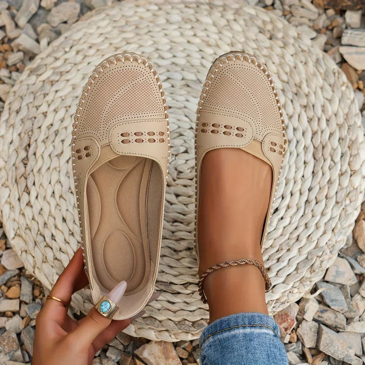 Lennox | Women's Flat Round Toe Slip-On Loafers