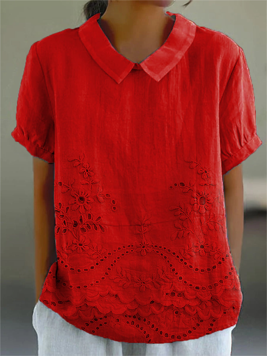 Marlowe | Women’s Floral Embroidered Shirt