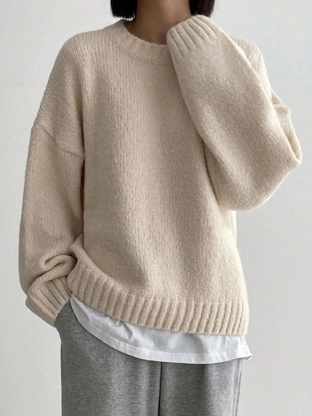 Cozy Women's Oversized Knit Sweater
