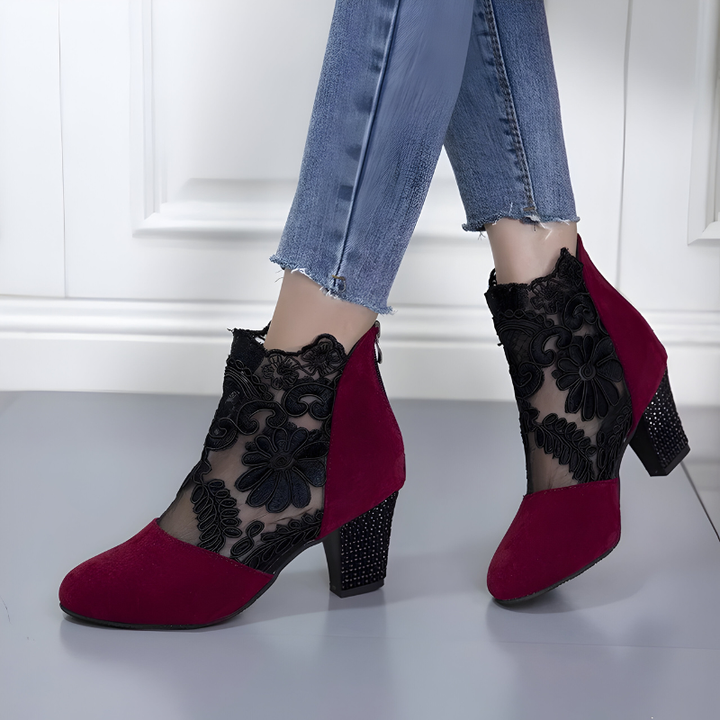 Marceline | Women's Block Heel Ankle Boots