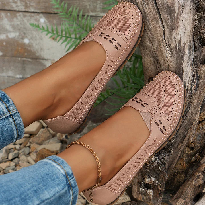 Lennox | Women's Flat Round Toe Slip-On Loafers