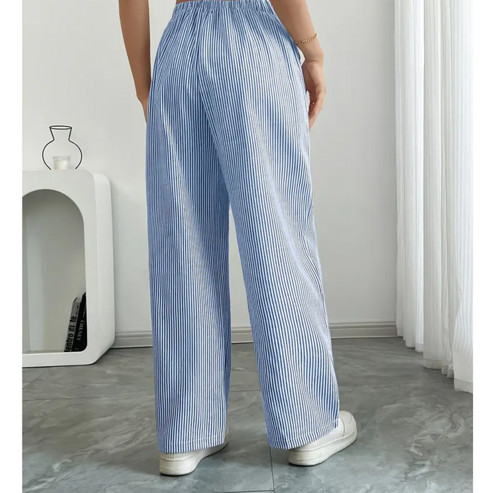Amber | Women Striped Pocket Pants