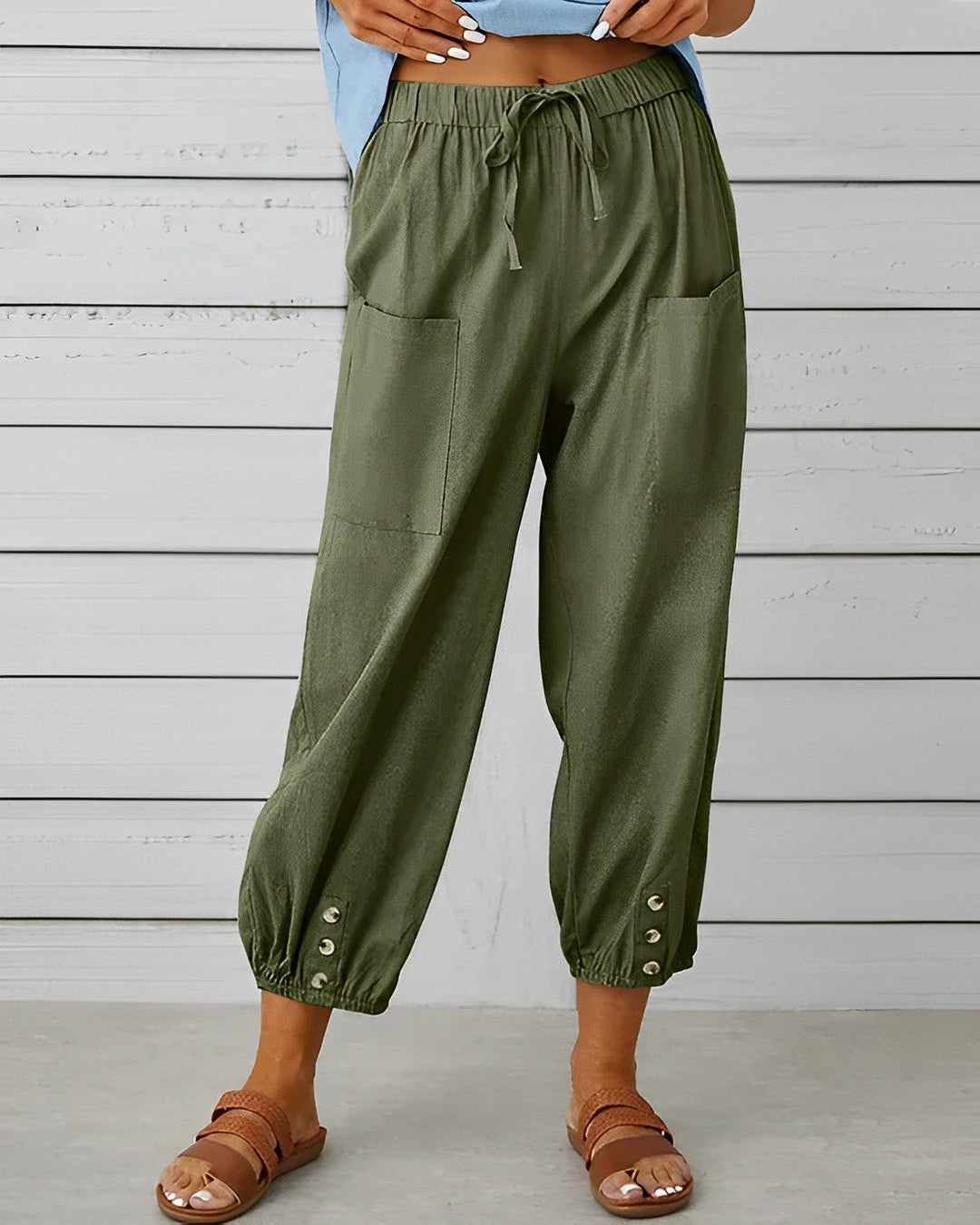 Maya | Women’s High Waisted Wide Leg Pants