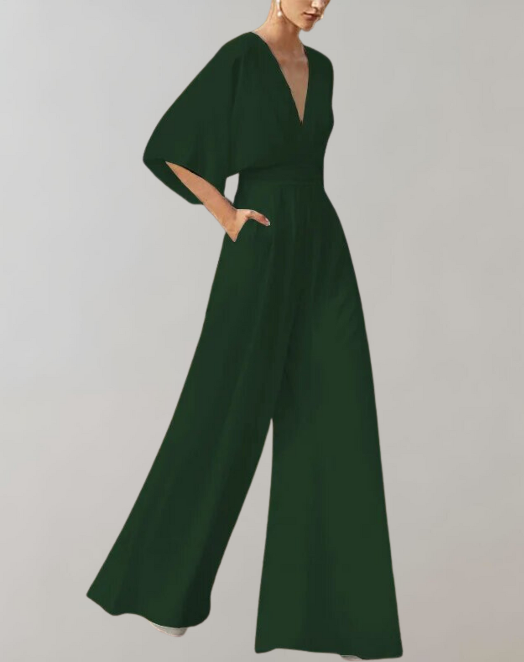 Rosie | Women Batwing Sleeve Formal Jumpsuit
