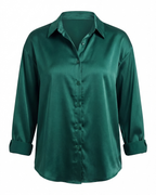 Thea | Women's Smooth Button-Up Blouse