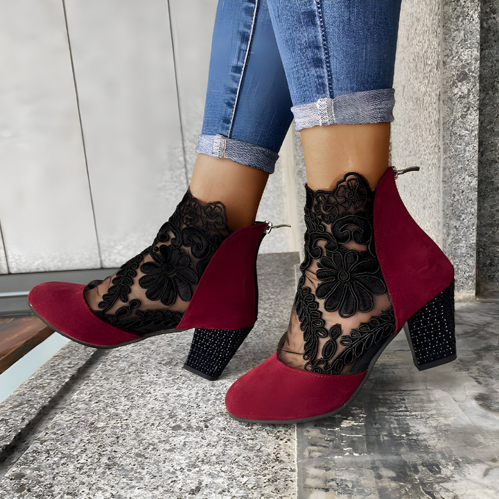 Marceline | Women's Block Heel Ankle Boots