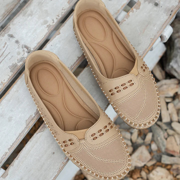 Lennox | Women's Flat Round Toe Slip-On Loafers