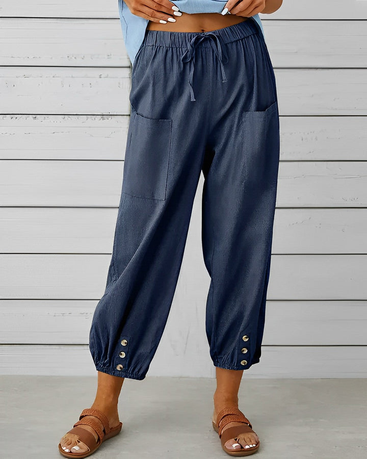 Maya | Women’s High Waisted Wide Leg Pants