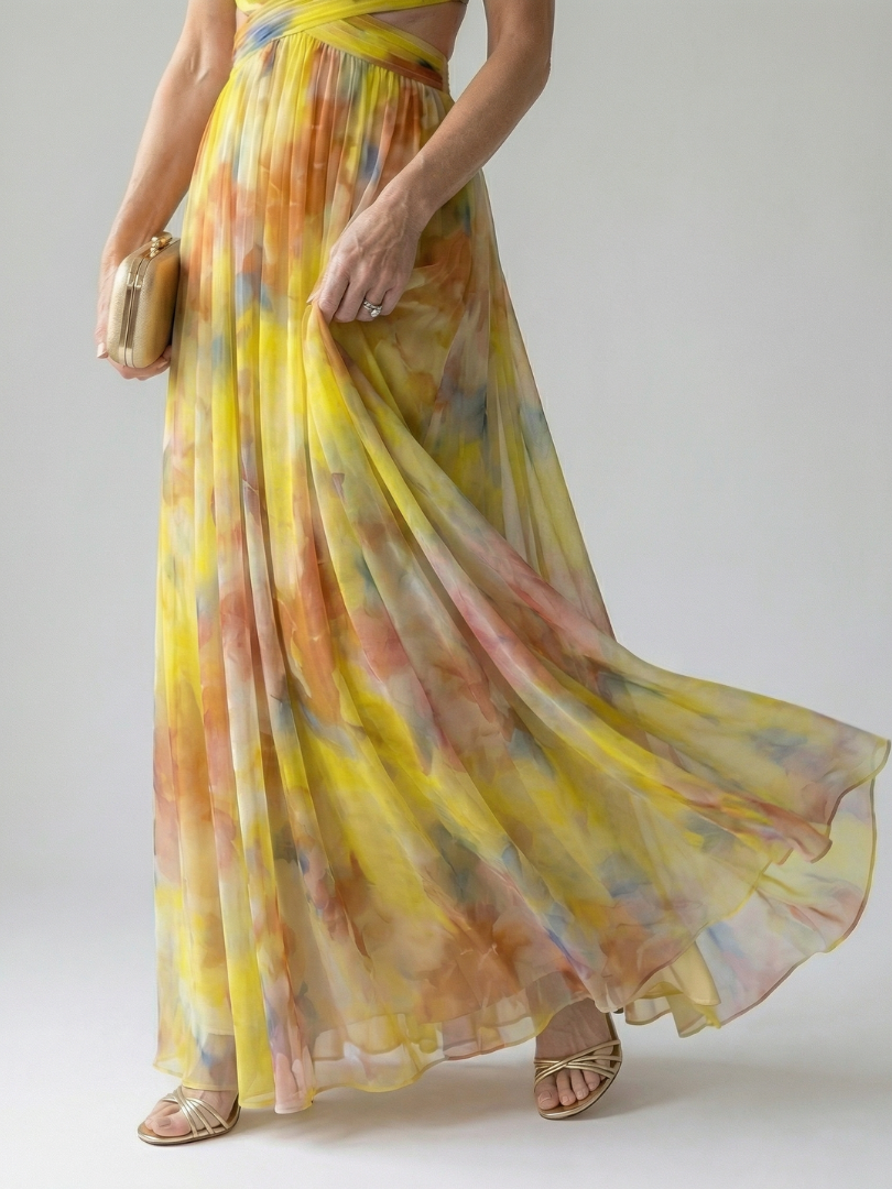 Celina | Women’s Elegant Soft Wrap Maxi Dress