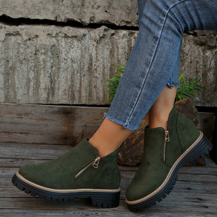 Liora | Women's Ankle Zip Boots