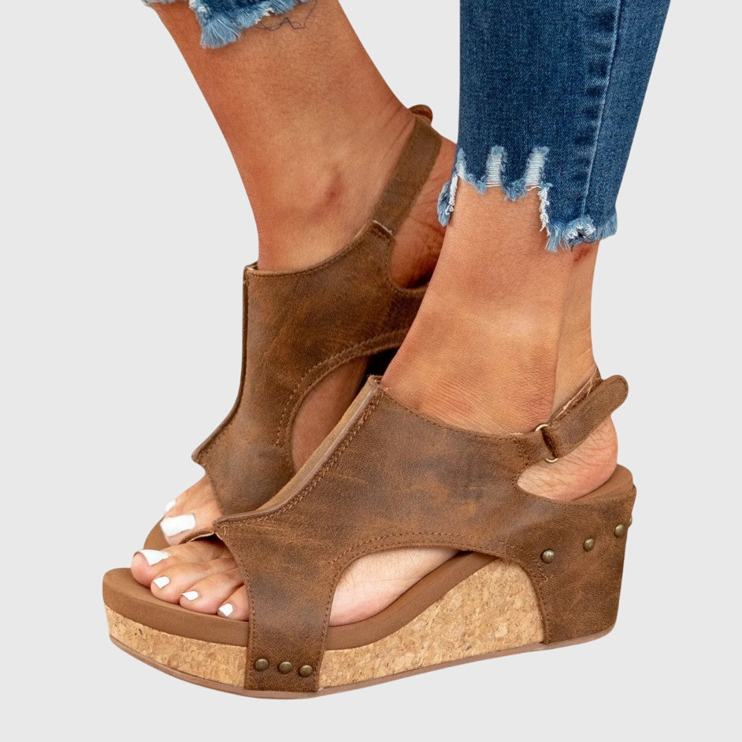 Elara | Women's Orthopedic Wedge Sandals