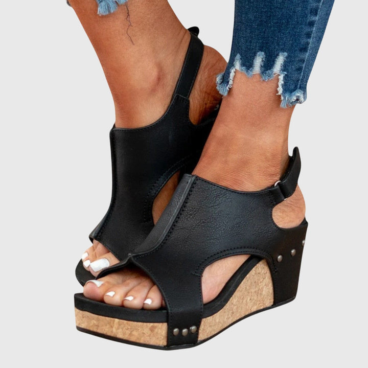 Elara | Women's Orthopedic Wedge Sandals